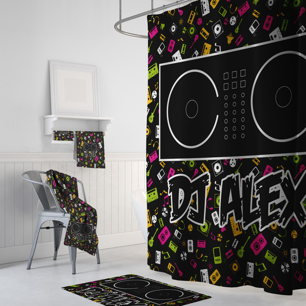 DJ Music Master Bath Towel Sets - 3-piece - In Context