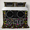 DJ Music Master Duvet Cover Set - King w/ Name or Text