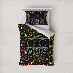 DJ Music Master Duvet Cover Set - Twin w/ Name or Text