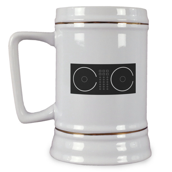 Custom DJ Music Master Beer Stein