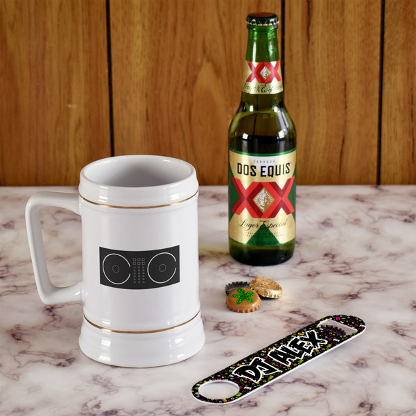 DJ Music Master Beer Stein - In Context