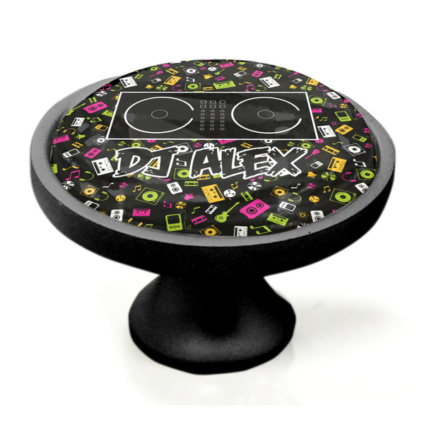 Music DJ Master Black Custom Cabinet Knob (Side)