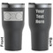 Music DJ Master Black RTIC Tumbler - Front and Back