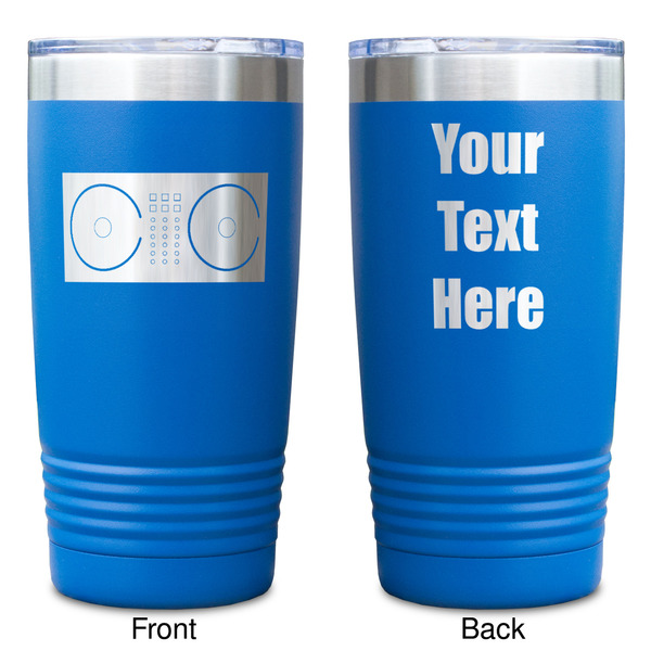 DJ Music Master Blue Polar Camel Tumbler - 20oz - Double Sided - Approval