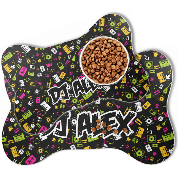 Music DJ Master Bone Shaped Dog Mats - MAIN
