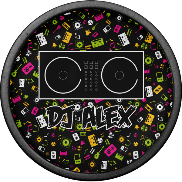 DJ Music Master Cabinet Knob - Black - Front