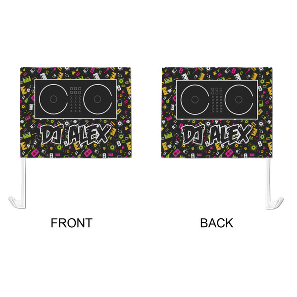DJ Music Master Car Flag - Large - APPROVAL