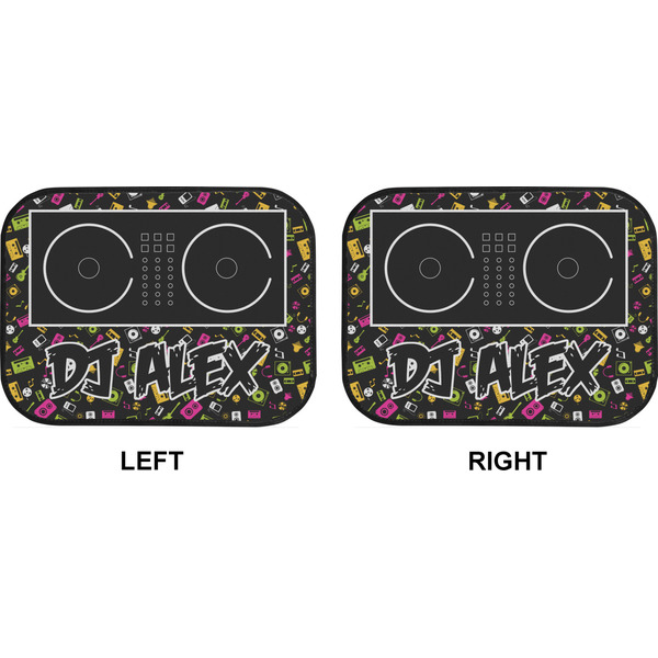 Music DJ Master Car Floor Mats (Back Seat) (Approval)