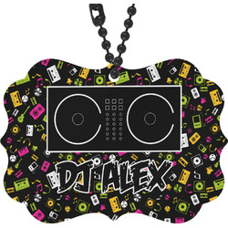 Music DJ Master Rear View Mirror Decor (Personalized)