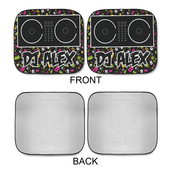 DJ Music Master Car Sun Shades - APPROVAL
