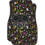 Music DJ Master Car Floor Mats (Front Seat) w/ Name or Text