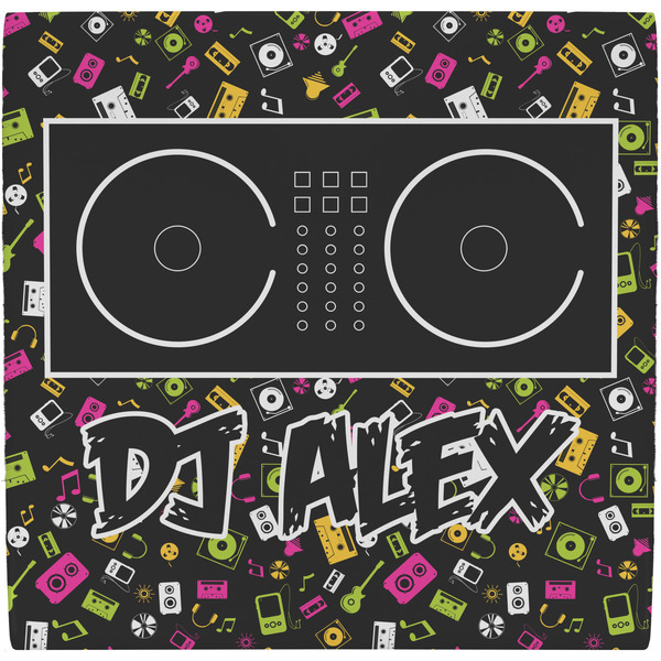 Custom Music DJ Master Ceramic Tile Hot Pad w/ Name or Text