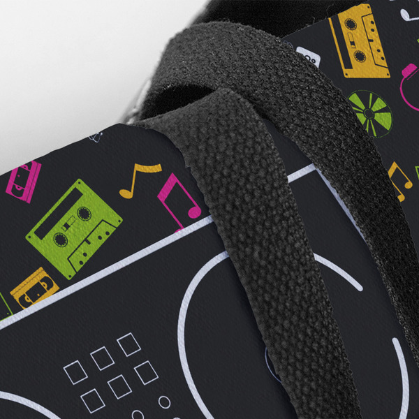DJ Music Master Closeup of Tote w/Black Handles