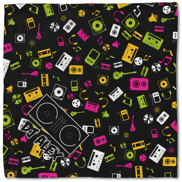 Music DJ Master Cloth Napkins - Personalized Lunch (Single Full Open)