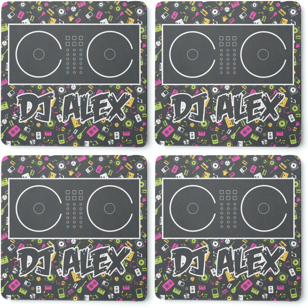 Music DJ Master Coaster Rubber Back - Apvl