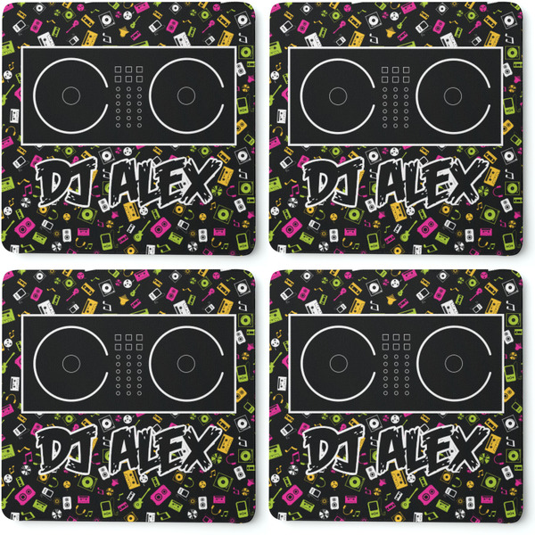 Music DJ Master Coaster Rubber Back - Apvl