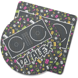 Music DJ Master Rubber Backed Coaster (Personalized)
