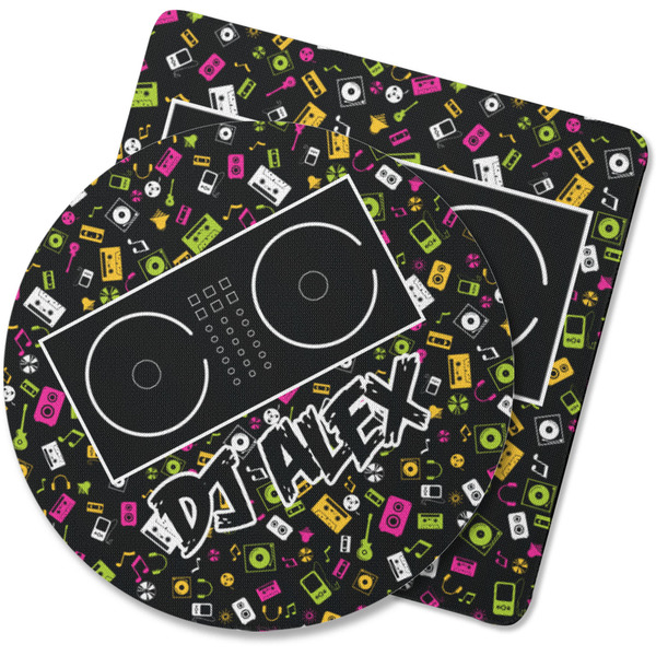 Custom Music DJ Master Rubber Backed Coaster (Personalized)