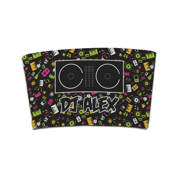 Custom DJ Music Master Coffee Cup Sleeve (Personalized)