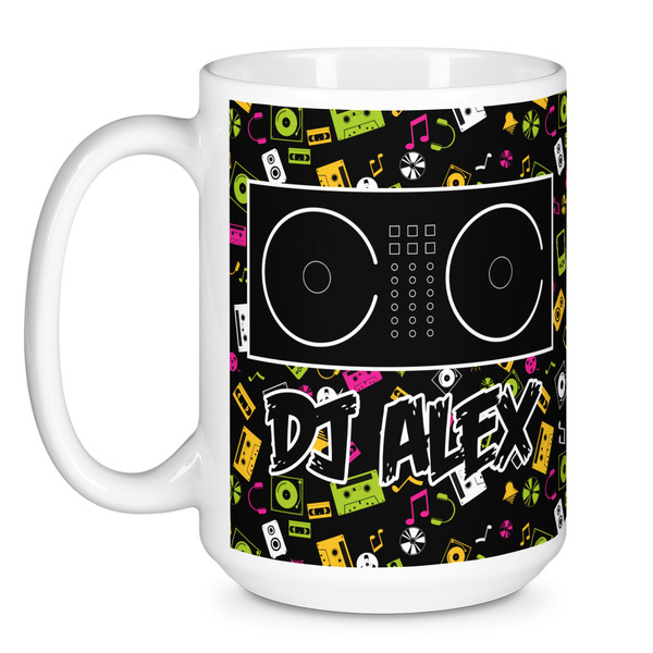 Music DJ Master Coffee Mug - 15 oz - White