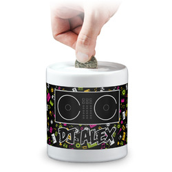 DJ Music Master Coin Bank (Personalized)