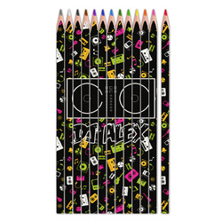 DJ Music Master Colored Pencils (Personalized)