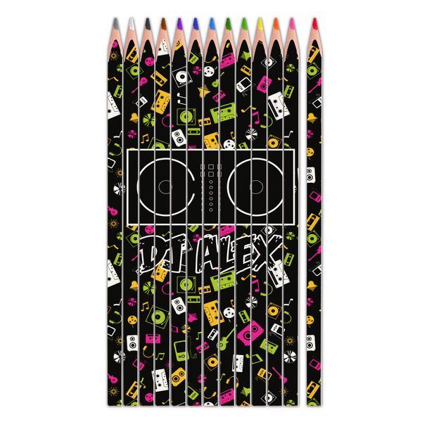 Custom DJ Music Master Colored Pencils (Personalized)