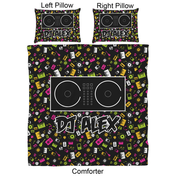 DJ Music Master Comforter Set - Queen - Approval