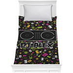 Music DJ Master Comforter - Twin w/ Name or Text