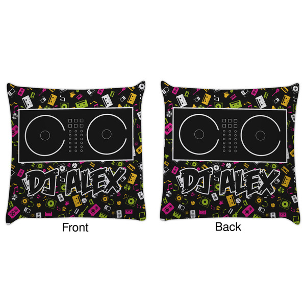 DJ Music Master Decorative Pillow Case - Approval