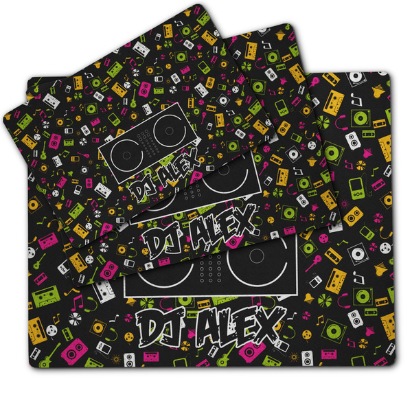 Music DJ Master Dog Food Mat - MAIN (sm, med, lrg)