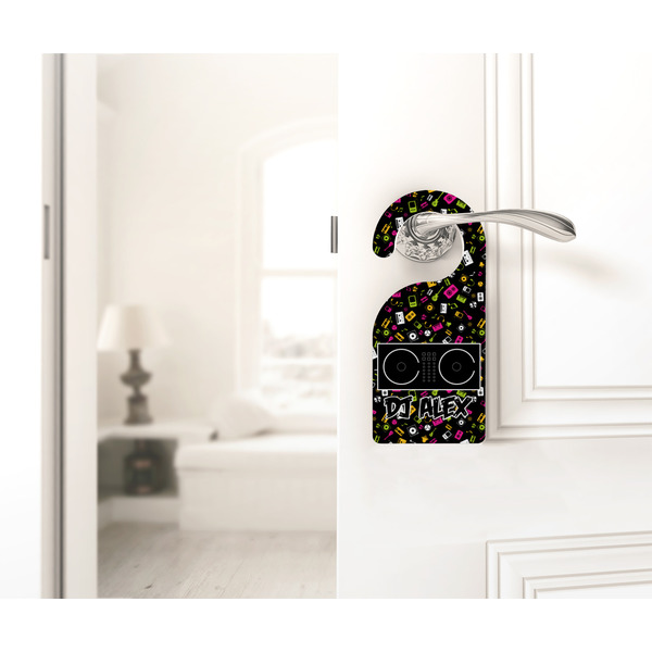 DJ Music Master Door Hanger - LIFESTYLE