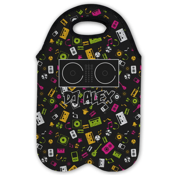DJ Music Master Double Wine Tote - Flat (new)