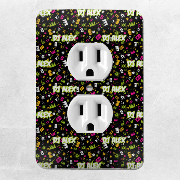 DJ Music Master Electric Outlet Plate - LIFESTYLE