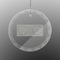 Music DJ Master Engraved Glass Ornament - Round