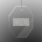 Music DJ Master Engraved Glass Ornament - Octagon