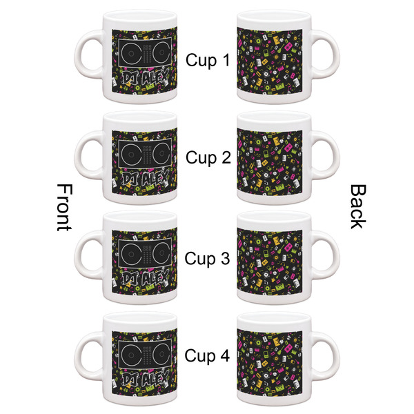Music DJ Master Espresso Cup Set of 4 - Apvl
