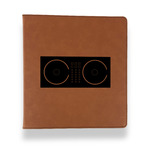 DJ Music Master Leather Binder - 1" - Rawhide (Personalized)