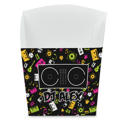DJ Music Master French Fry Favor Boxes (Personalized)