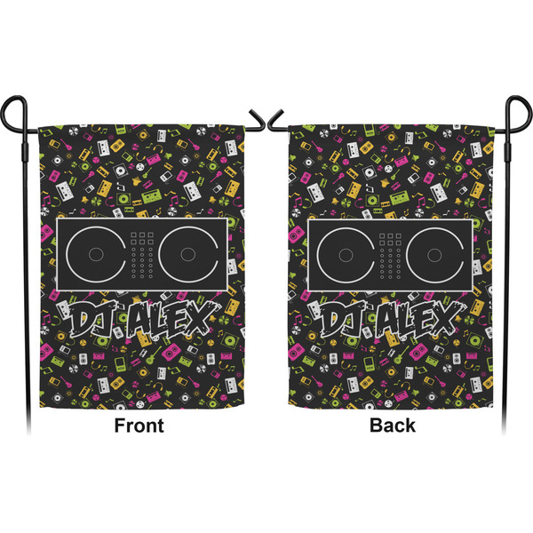 Music DJ Master Garden Flag - Double Sided Front and Back