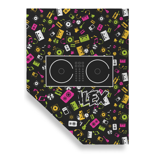 DJ Music Master Garden Flags - Large - Double Sided - FRONT FOLDED