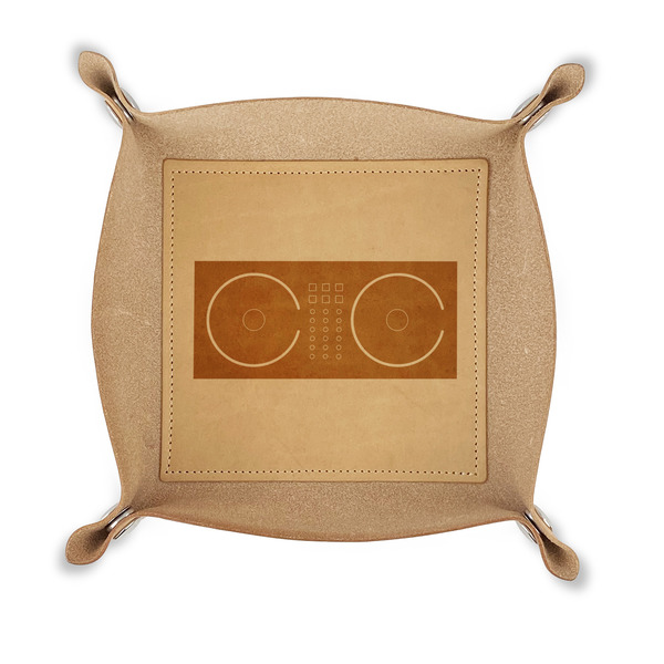 Custom DJ Music Master Genuine Leather Dice Tray