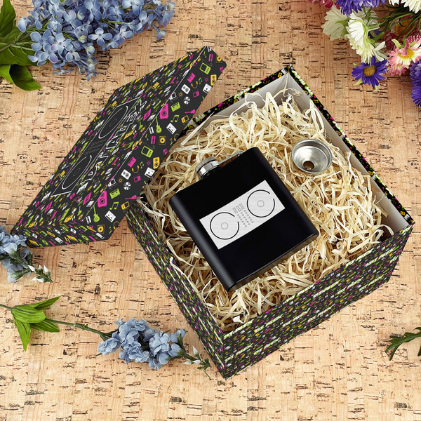 DJ Music Master Gift Boxes with Lid - Canvas Wrapped - Large - In Context