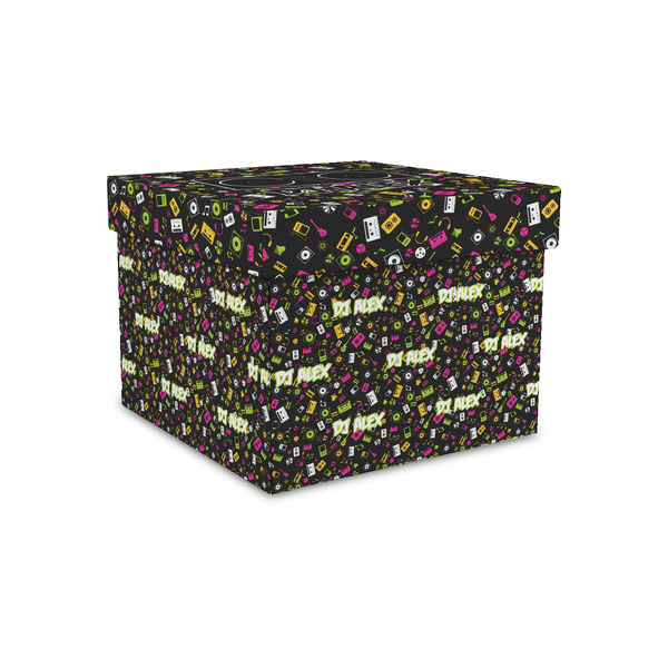 DJ Music Master Gift Boxes with Lid - Canvas Wrapped - Small - Front/Main