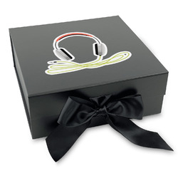 DJ Music Master Gift Box with Magnetic Lid - Black