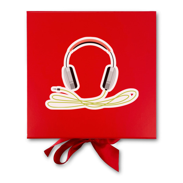 DJ Music Master Gift Boxes with Magnetic Lid - Red - Approval