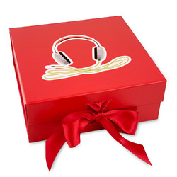 DJ Music Master Gift Box with Magnetic Lid - Red