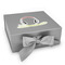 DJ Music Master Gift Boxes with Magnetic Lid - Silver - Front