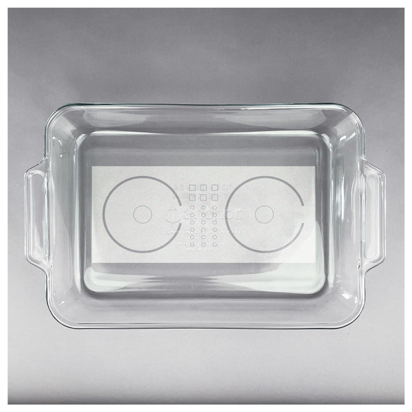 DJ Music Master Glass Baking Dish - APPROVAL (13x9)