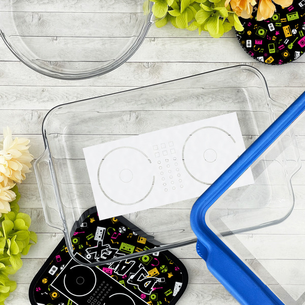 DJ Music Master Glass Baking Dish - LIFESTYLE (13x9)